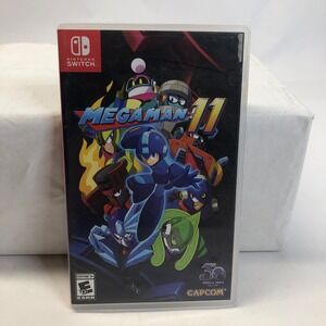 Nintendo Switch Mega Man 11 Video Game‎ Complete With Case Tested Working